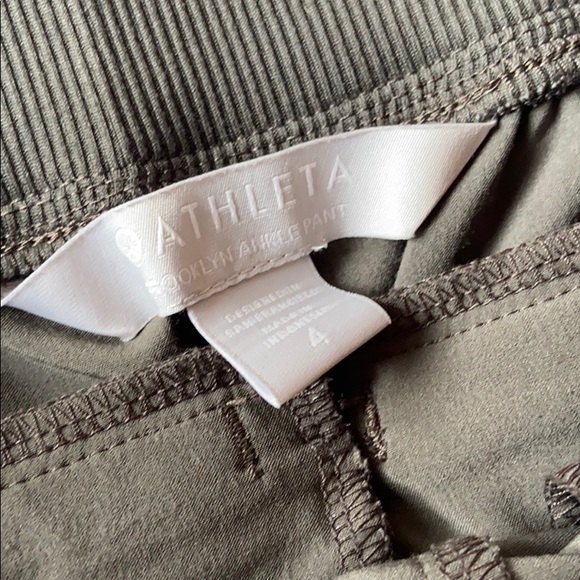 Athleta City Jogger size 4 Army Green - Picture 5 of 6